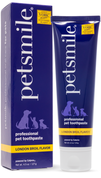 Professional Dog Toothpaste - London Broil Flavor - Large 4.2 oz / 119g ( Beef Flavor)