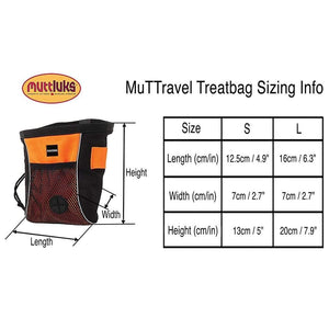 MuTTravel Dog Treat Bag, Dog Training Treat Pouch