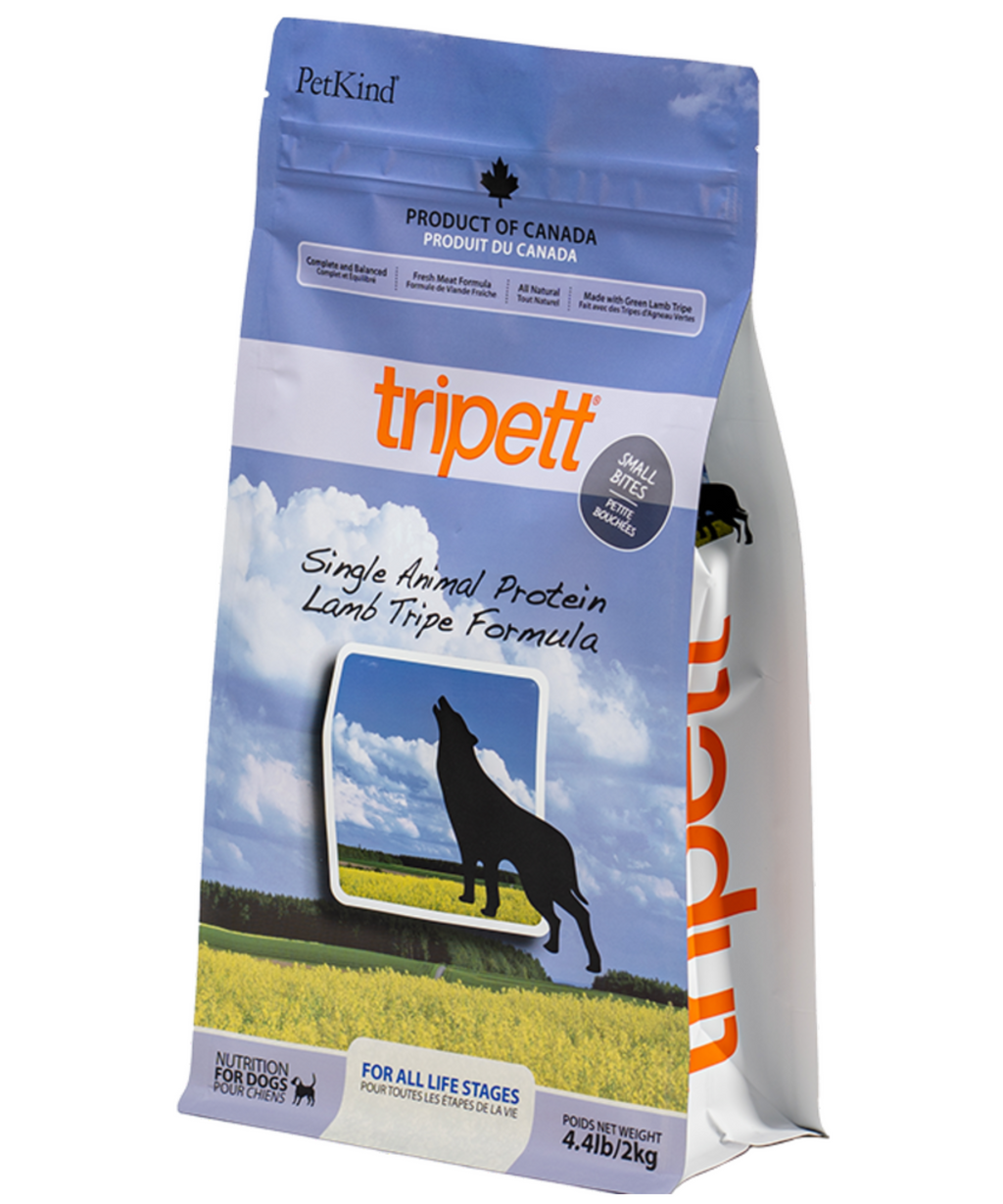 Tripett Dog Food healthy Dog Tripe Dog food Puppy Food Kibble Made in Canada Lamb