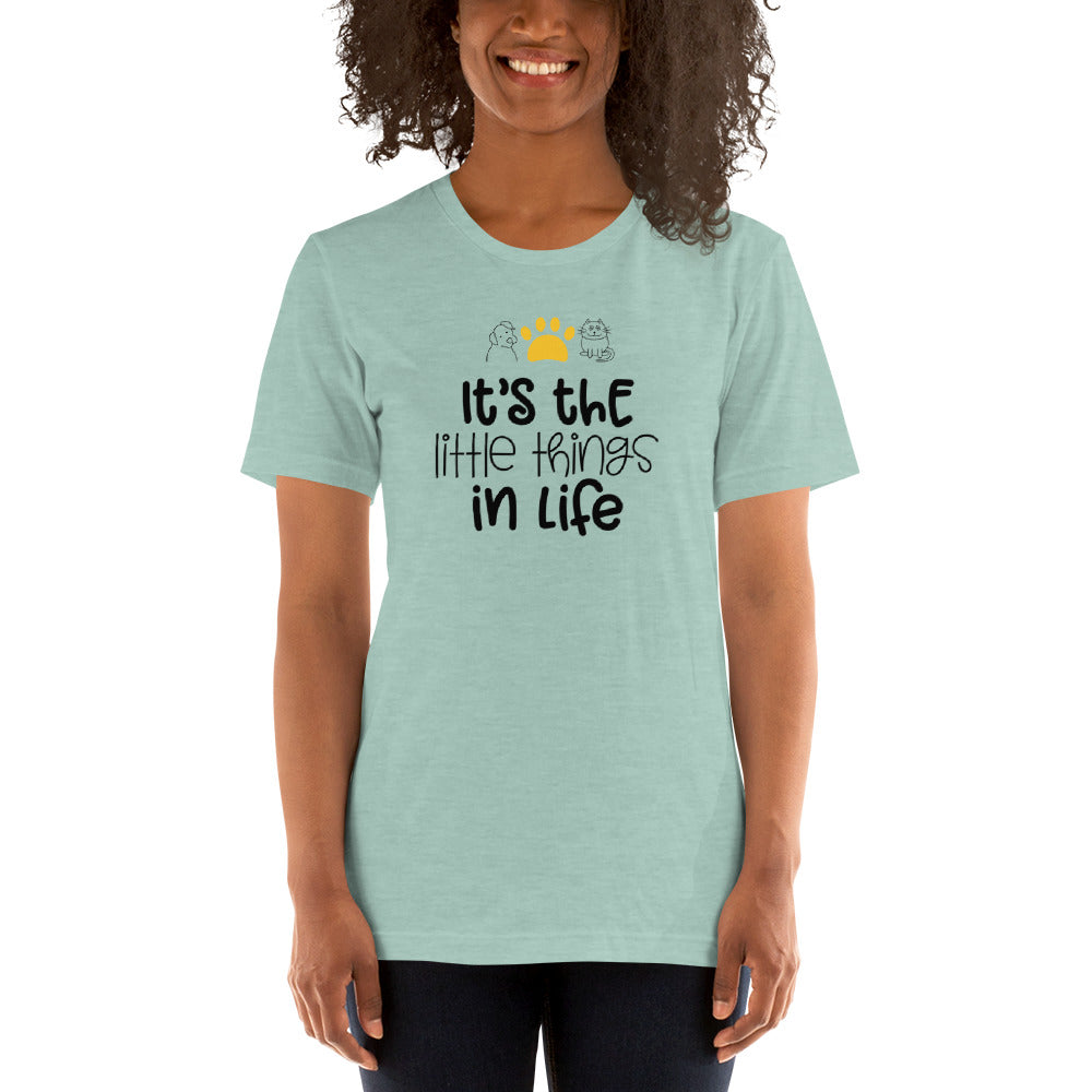 Unisex t-shirt - Its' The Little things in Life