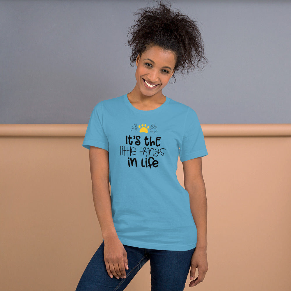 Unisex t-shirt - Its' The Little things in Life