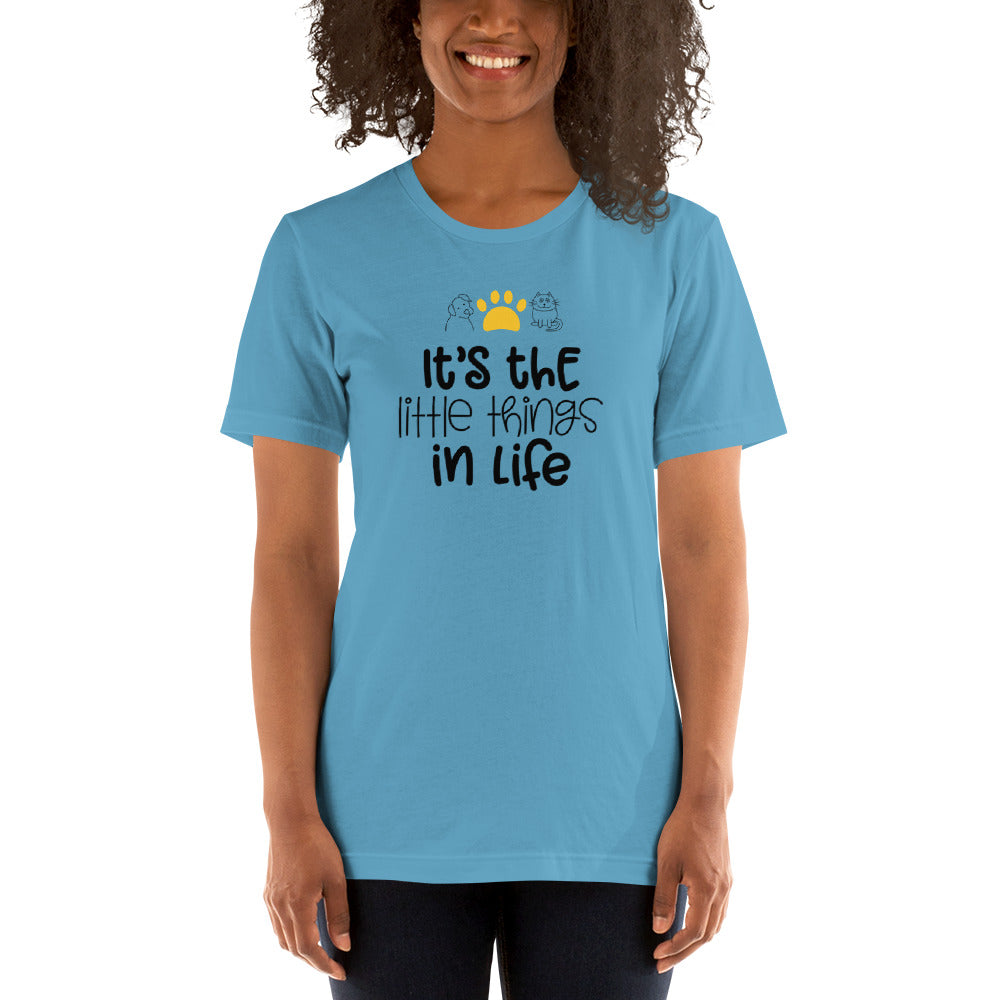 Unisex t-shirt - Its' The Little things in Life